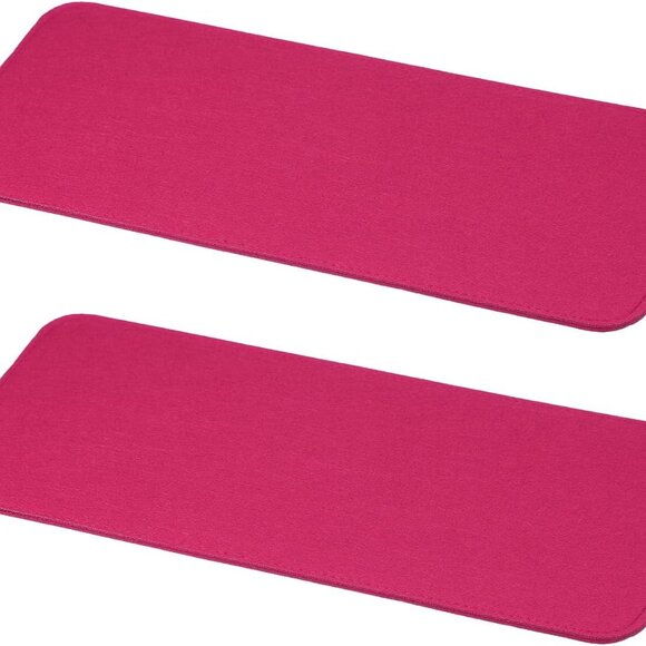 Felt Bag Base Shaper 5x7 Inch Pack of 2 Rose Red Unisex Purse Insert - Picture 1 of 5